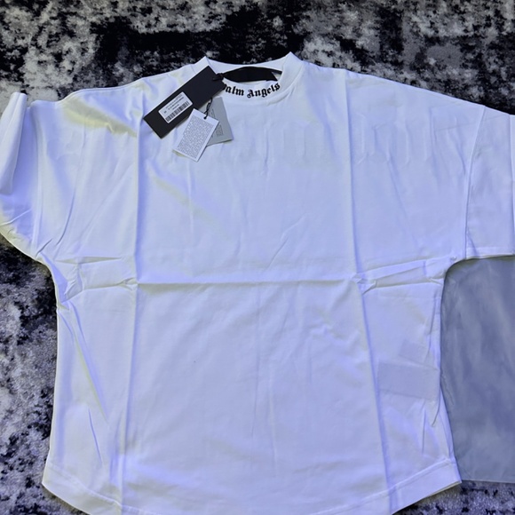 PALM ANGELS OVERSIZED BACK PRINT LOGO TSHIRT AUTHENTIC ALL SIZES ARE AVAILABLE - Picture 6 of 8
